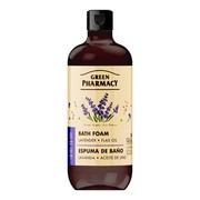 Green Pharmacy, lawenda i olej lniany, pianka do kąpieli, 500 ml