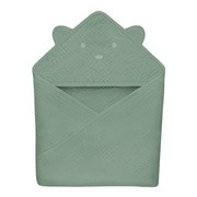 Lionelo, Muślinowy ręcznik kąpielowy, green forest, 1 szt.