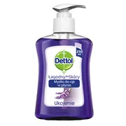 Dettol, antybakteryjne mydło w płynie, ukojenie, pompka, 250 ml