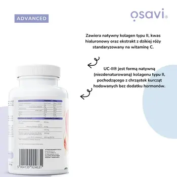 Osavi Kolagen typu II z kwasem hialuronowym, kapsułki, 30 szt.