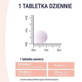 Naturell Beta-Karoten + E, tabletki, 60 szt.