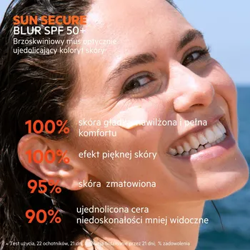 SVR Sun Secure Blur, bezzapachowy, krem-mus SPF50+, 50 ml
