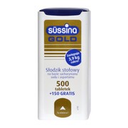 Sussina Gold, słodzik, tabletki, 500 szt. + 150 szt. GRATIS