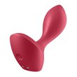 Satisfyer, Backdoor Lover, wibrator analny, czerwony, 1 szt.