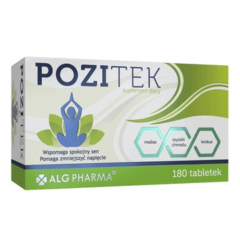 Alg Pharma Pozitek, tabletki, 180 szt.