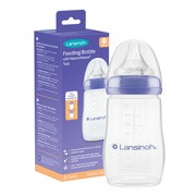 Lansinoh, butelka ze smoczkiem Natural Wave, rozmiar M, 240 ml