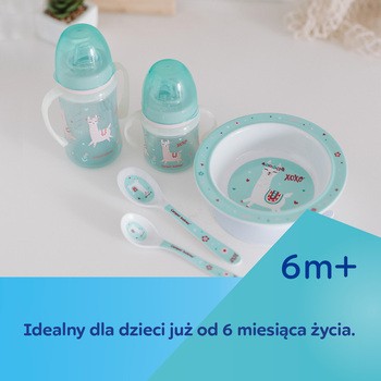 Canpol Easy Start, kubek treningowy, Exotic Animals, niebieski, 120 ml