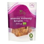 Bio Life, ananas suszony krążki BIO, 100 g