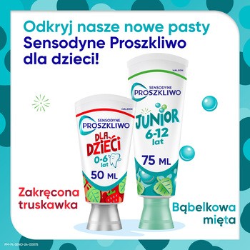 Sensodyne Proszkliwo dla Dzieci, pasta do zębów, 0-6 lat, 50 ml