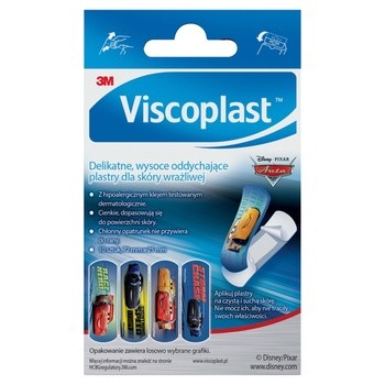 Plastry Viscoplast Auta, 10 szt.
