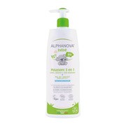Alphanova Bebe, organiczny płyn do kąpieli dla dzieci 3 w 1, 500 ml