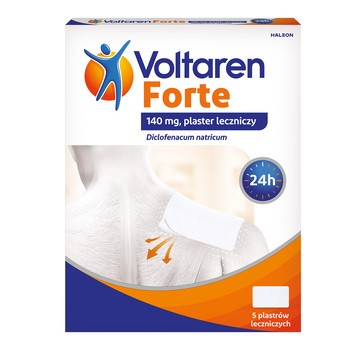 Voltaren Forte, 140 mg, plastry lecznicze, 5 szt.