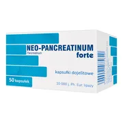Neo-Pancreatinum forte, 10000 j., kapsułki dojelitowe, 50 szt.