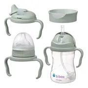 B.box, Zestaw Kubek 4w1 Sage, 240 ml, 1 szt.