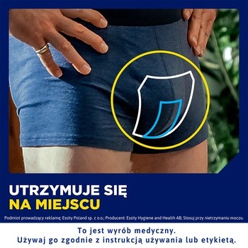 TENA Men Active Fit (Super), wkłady anatomiczne, level 3, 20 szt.