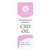 Flowrolls, Olejek konopny, Broad Spectrum CBD 20%, 10 ml