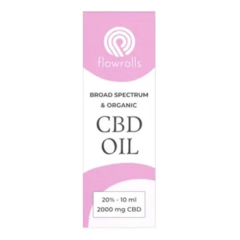 Flowrolls, Olejek konopny, Broad Spectrum CBD 20%, 10 ml