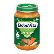 BoboVita, rosołek z cielęciny z ryżem, 6 m+, 190 g