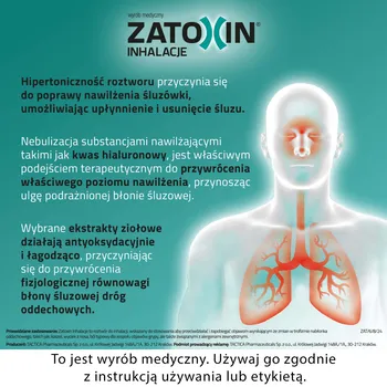 Zatoxin Inhalacje, hipertoniczny roztwór do inhalacji, 3 ml, 10 ampułek