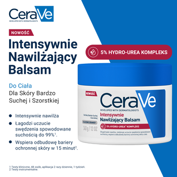 CeraVe,  intensywnie nawilżający balsam do ciała, 340 g