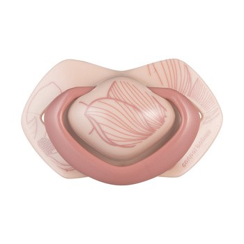 Canpol Babies Gold, smoczek silikonowy Light touch, symetryczny 0-6 m, różowy, 2 szt.