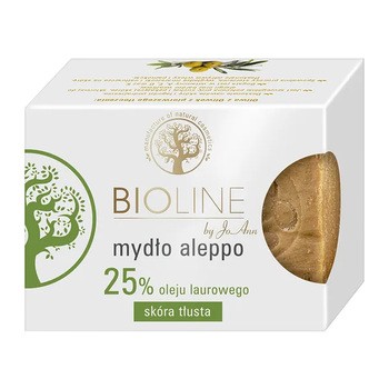 Bioline By JoAnn, mydło Aleppo, 25% oleju laurowego, 200 g