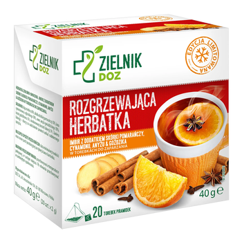 ZIELNIK DOZ Rozgrzewająca herbatka, 20 x 2 g