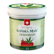 SwissMedicus, końska maść rozgrzewająca z konopiami, 500 ml