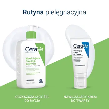 CeraVe, nawilżająca emulsja do mycia dla skóry normalnej i suchej, 473 ml