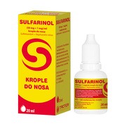 Sulfarinol, krople do nosa, 20 ml