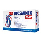 Diosminex Max, 1000 mg, tabletki powlekane, 30 szt.