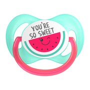 Canpol SoCool, silikonowy smoczek uspokajający, różowy, 6-18 m, 1 szt.