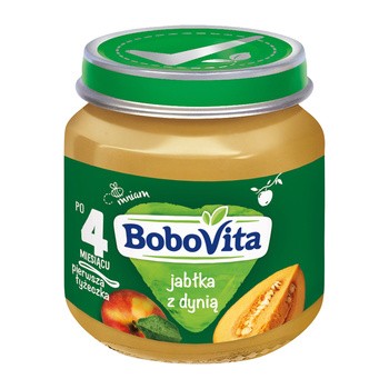 BoboVita, deserek jabłka z dynią, 4 m+, 125 g