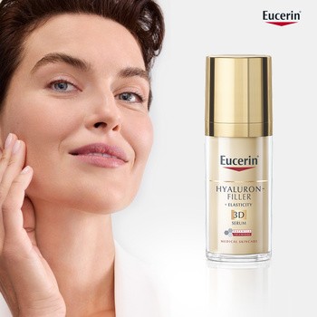 Eucerin Hyaluron-Filler + Elasticity 3D serum, do skóry dojrzałej, przeciwzmarszczkowe, 30 ml