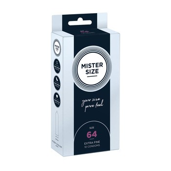 Mister Size, prezerwatywy, 64 mm, 10 szt.