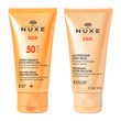 NUXE Sun, krem do twarzy SPF50, 50 ml + balsam po opalaniu, 50 ml GRATIS