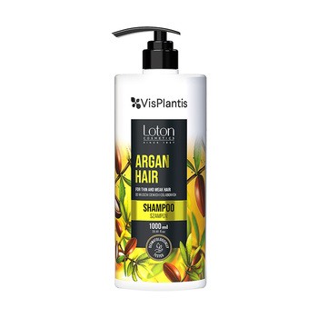 Vis Plantis Loton Cosmetics, Argan hair, szampon do włosów cienkich i słabych, 1000 ml