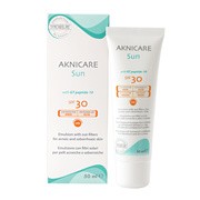 Synchroline Aknicare Sun, emulsja do skóry tłustej i trądzikowej SPF30, 50 ml