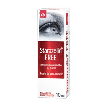Starazolin Free, 0,5 mg/ml, krople do oczu, 10 ml