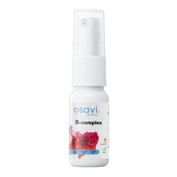 Osavi Kompleks Witamin B,  spray doustny, smak pomarańczowy, 25 ml