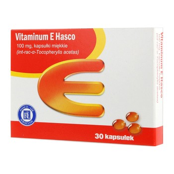 Vitaminum E Hasco, 100 mg, kapsułki miękkie, 30 szt.