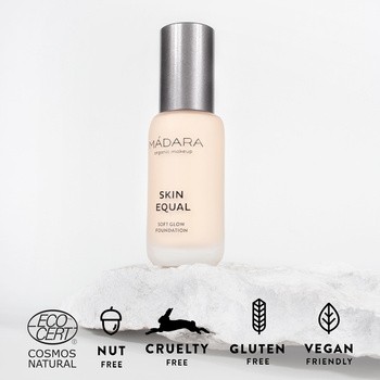 Madara Skin Equal, Soft Glow Foundation SPF15, podkład, Porcelain 10, 30 ml