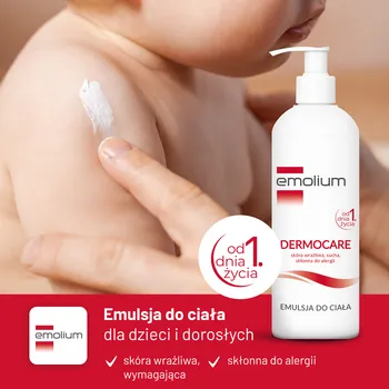 Emolium Dermocare, emulsja do ciała, 400 ml