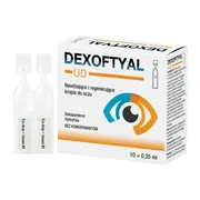 Dexoftyal UD, krople do oczu, 0,35 ml, 10 pojemników jednodawkowych.