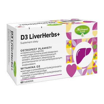 D3 LiverHerbs+, tabletki, 60 szt.