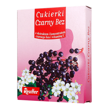 Cukierki, czarny bez, 50 g