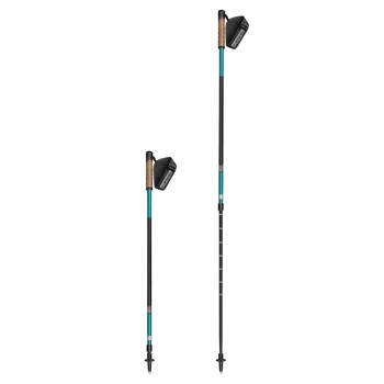 Spokey Peak Nordic Walking, Teleskopowe kije, niebieski, 2 szt.