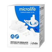Microlife, akcesoria do inhalacji dla dzieci i dorosłych, 1 zestaw