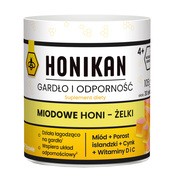 Honikan Gardło i Odporność Miodowe Honi - Żelki, 105 g (ok. 30 szt.)