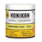 Honikan Gardło i Odporność Miodowe Honi - Żelki, 105 g (ok. 30 szt.)